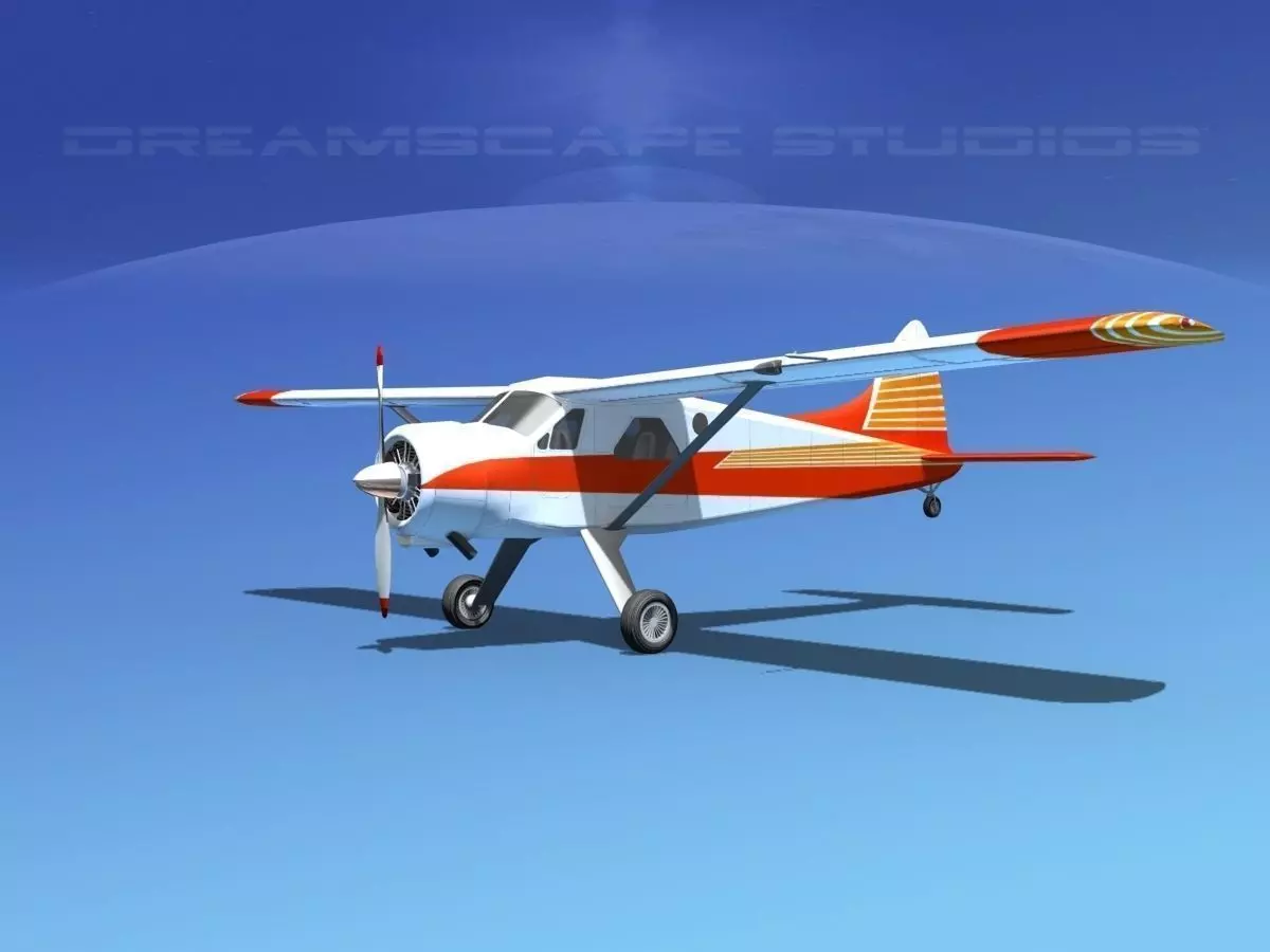 Dehaviland DH-2 Beaver SL04 3D model_0