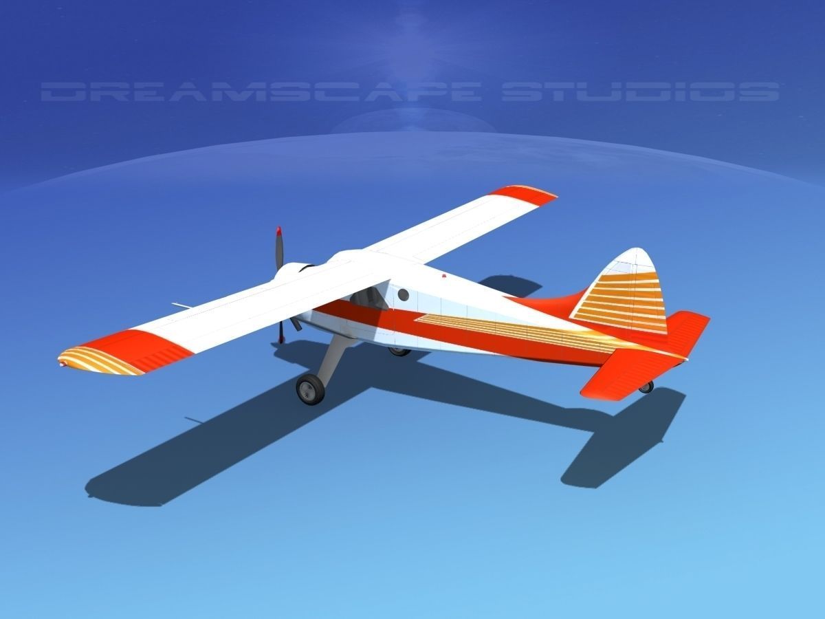 Dehaviland DH-2 Beaver SL04 3D model_8