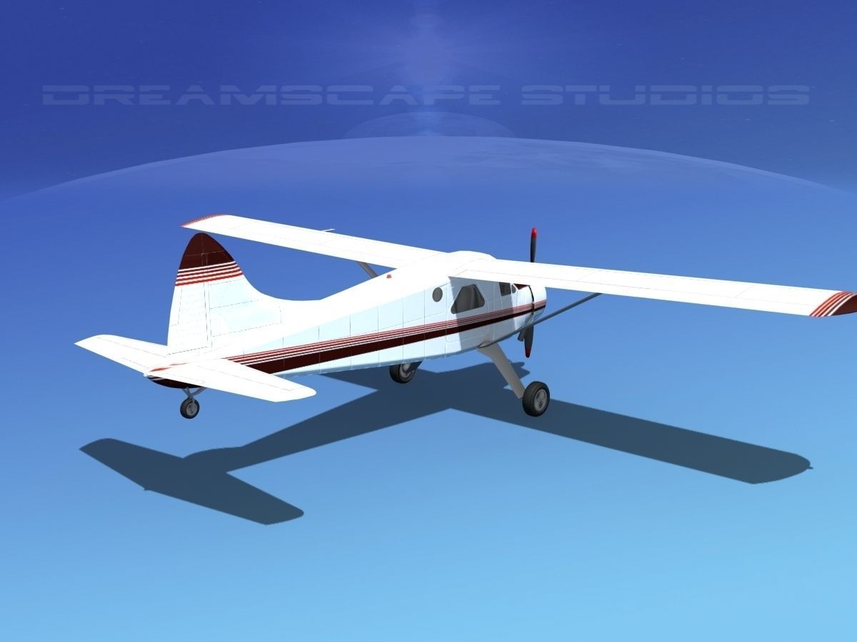 Dehaviland DH-2 Beaver SL09 3D model_5