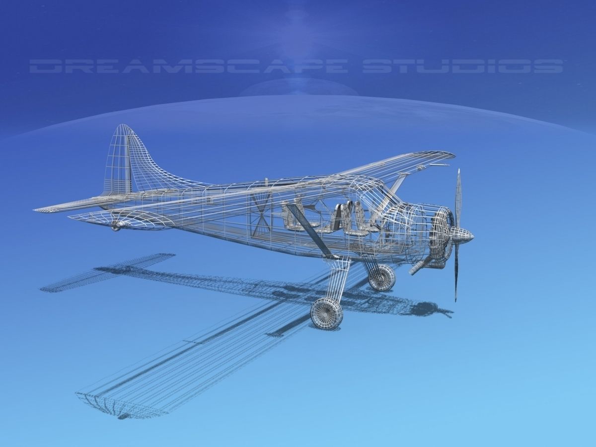 Dehaviland DH-2 Beaver SL09 3D model_11