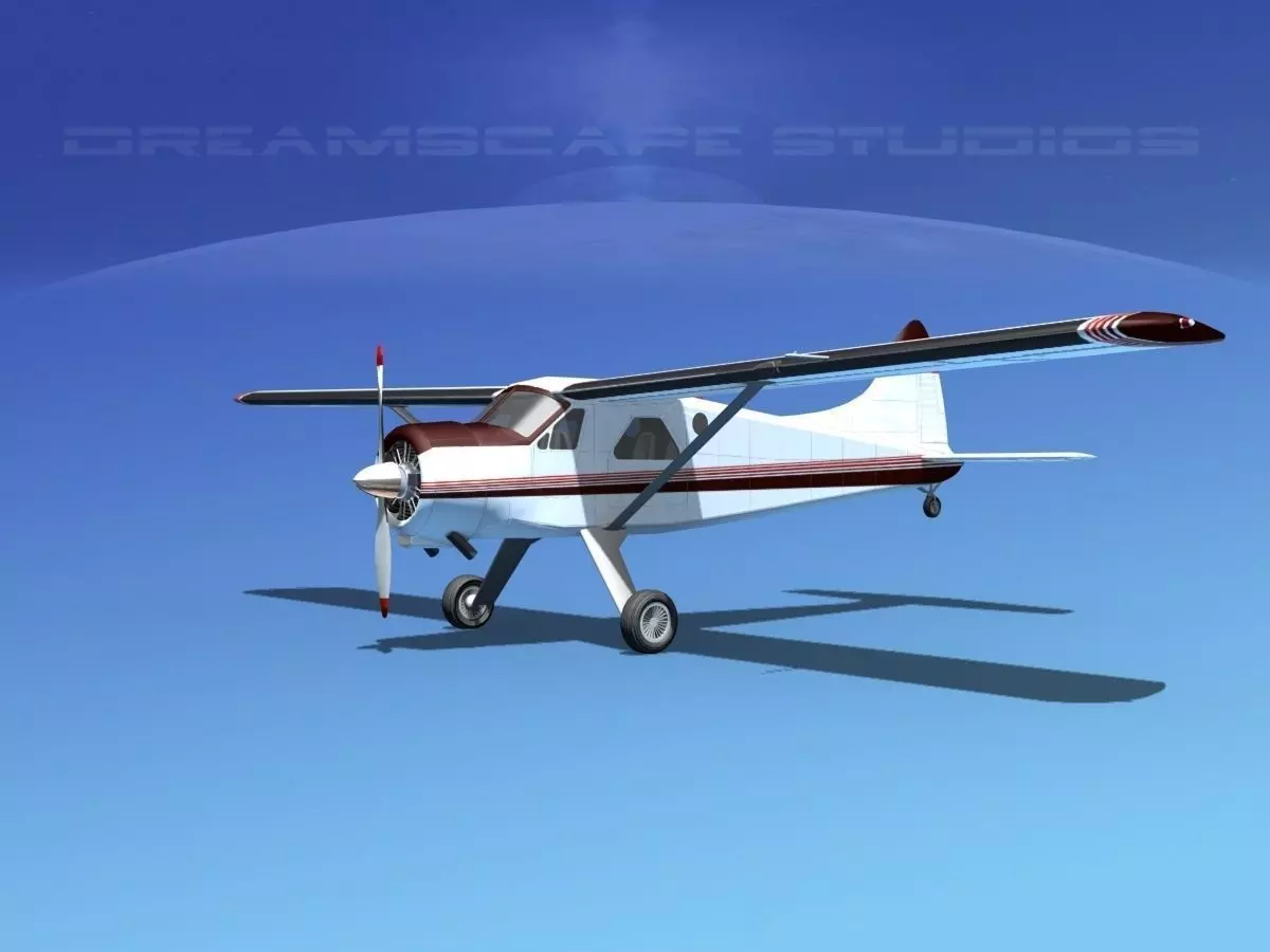 Dehaviland DH-2 Beaver SL09 3D model_0