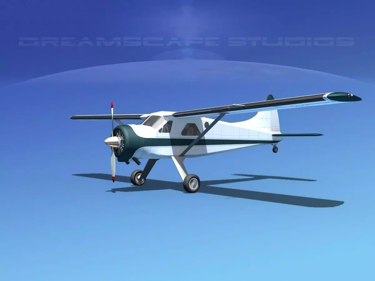 Dehaviland DH-2 Beaver SL10 3D model_0