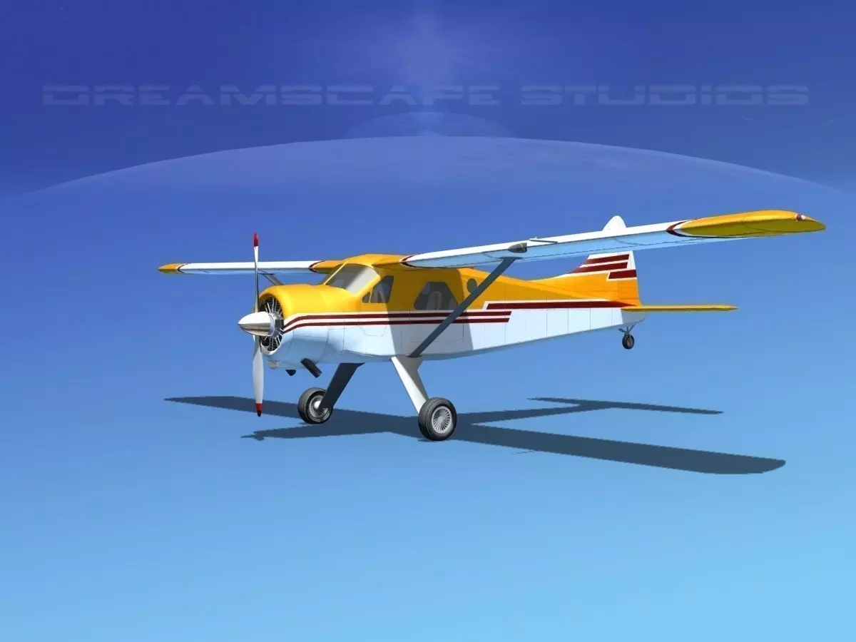 Dehaviland DH-2 Beaver SL12 3D model_0