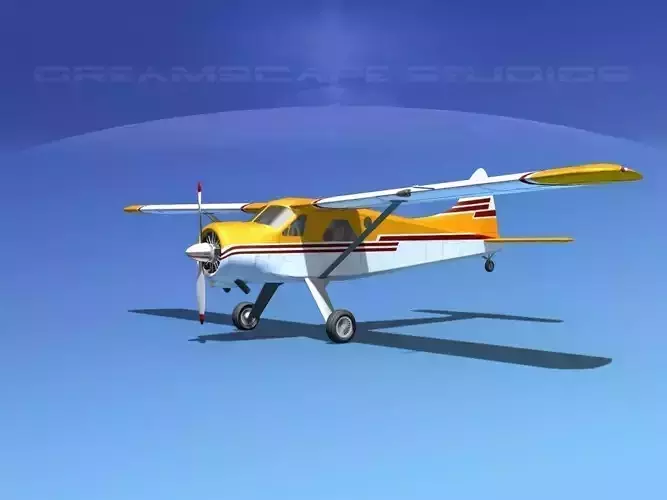 Dehaviland DH-2 Beaver SL12 3D model