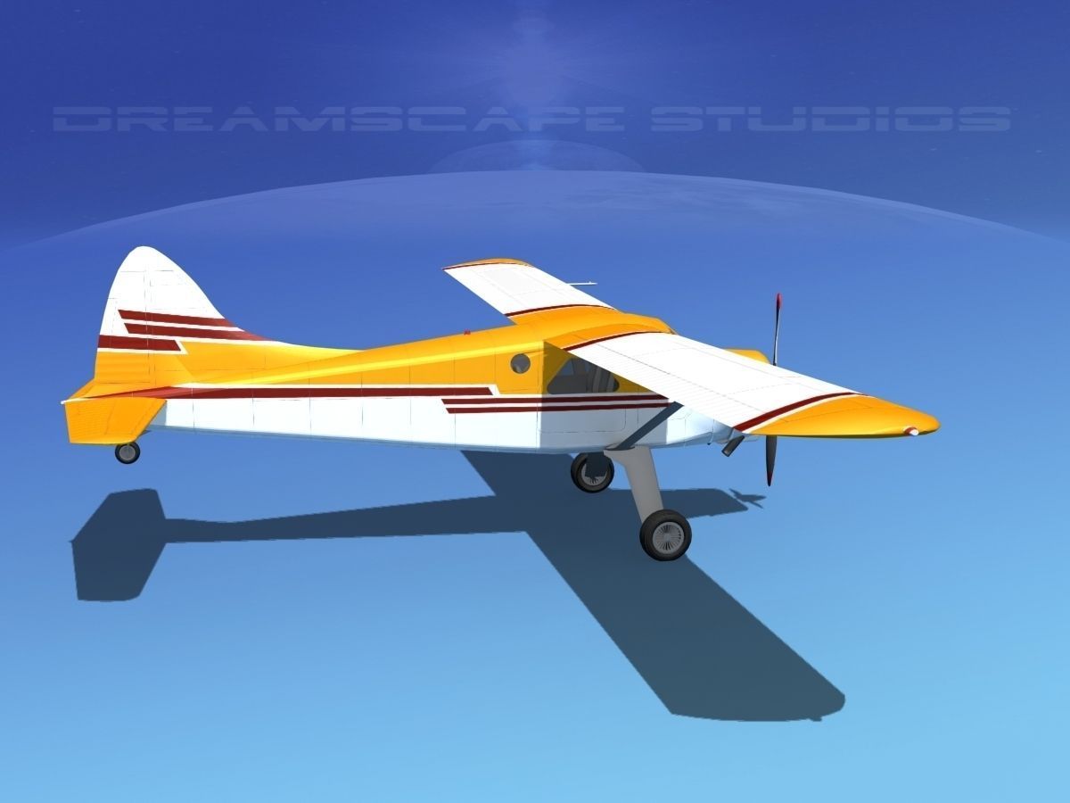 Dehaviland DH-2 Beaver SL12 3D model_4