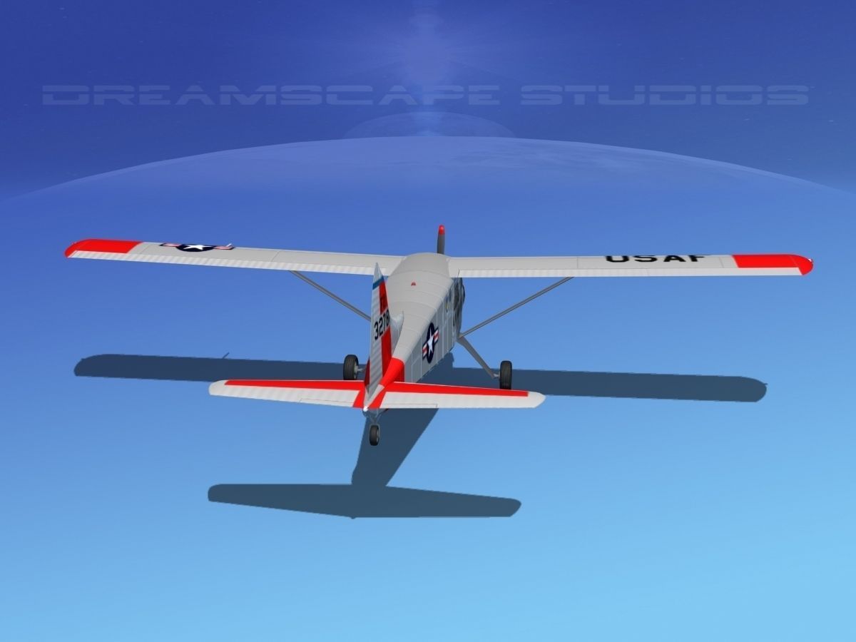 Dehaviland DH-2 Beaver USAF 1 3D model_6