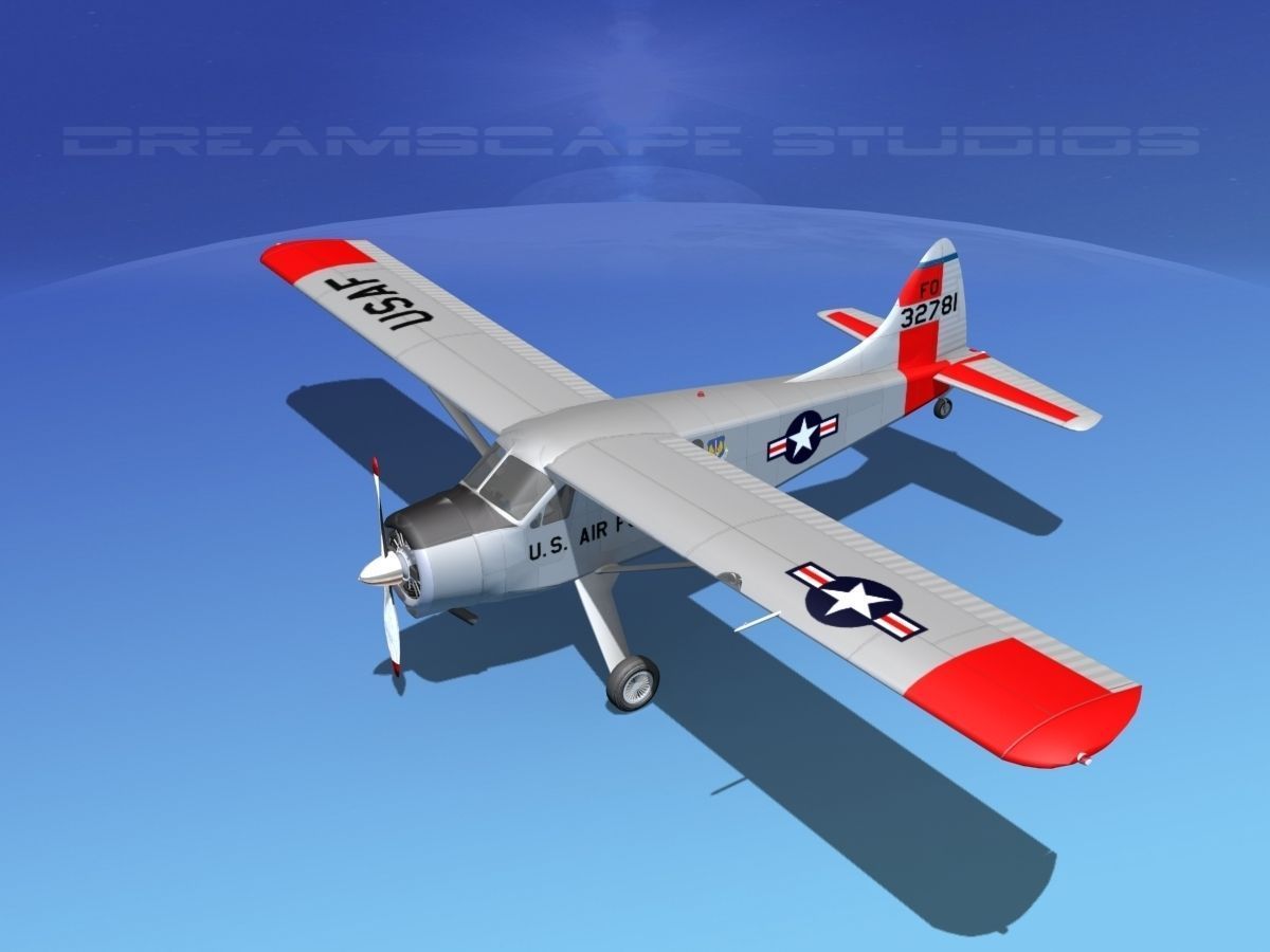 Dehaviland DH-2 Beaver USAF 1 3D model_10
