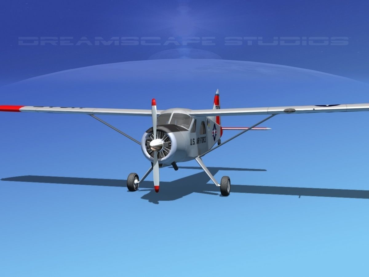 Dehaviland DH-2 Beaver USAF 1 3D model_1