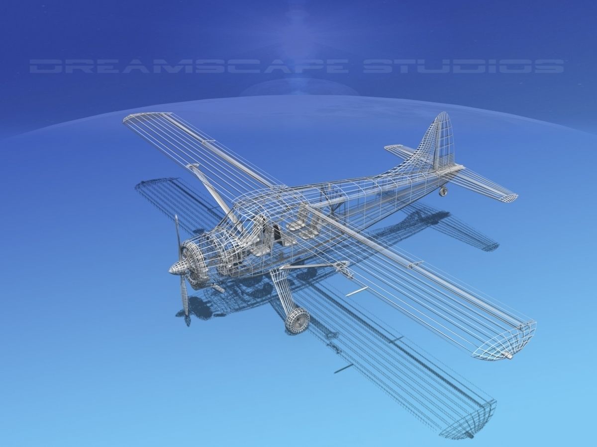 Dehaviland DH-2 Beaver USAF 2 3D model_15