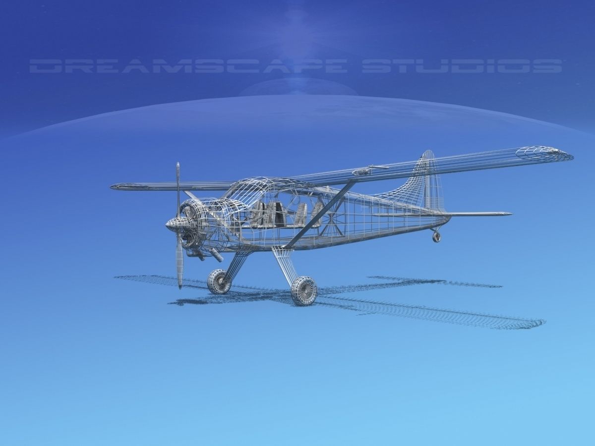 Dehaviland DH-2 Beaver USAF 2 3D model_11