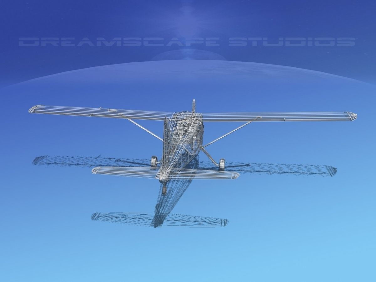 Dehaviland DH-2 Beaver USAF 2 3D model_13