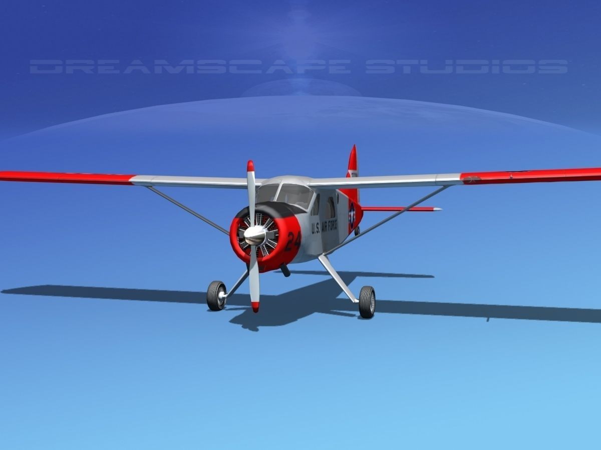 Dehaviland DH-2 Beaver USAF 2 3D model_1