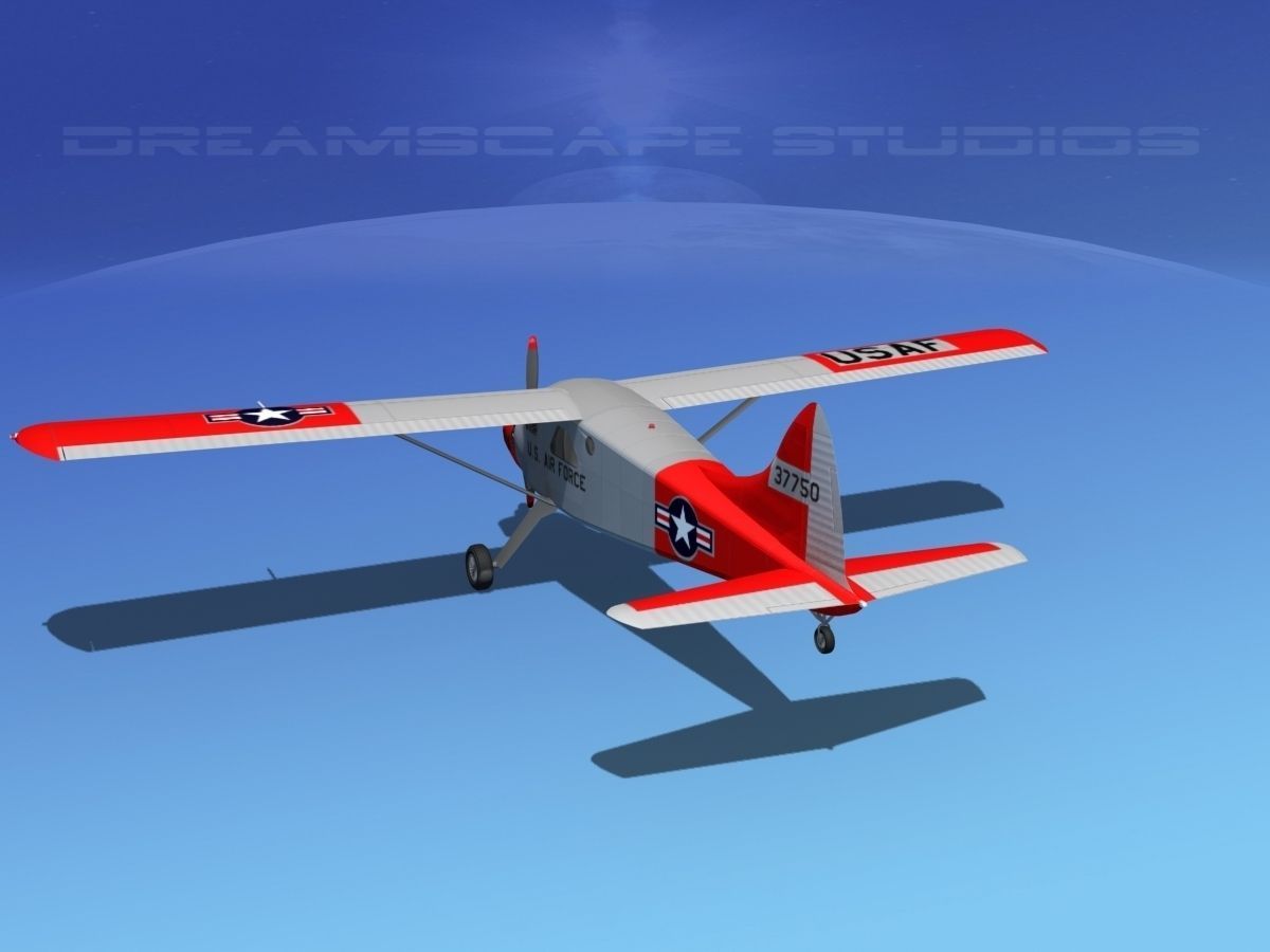 Dehaviland DH-2 Beaver USAF 2 3D model_7