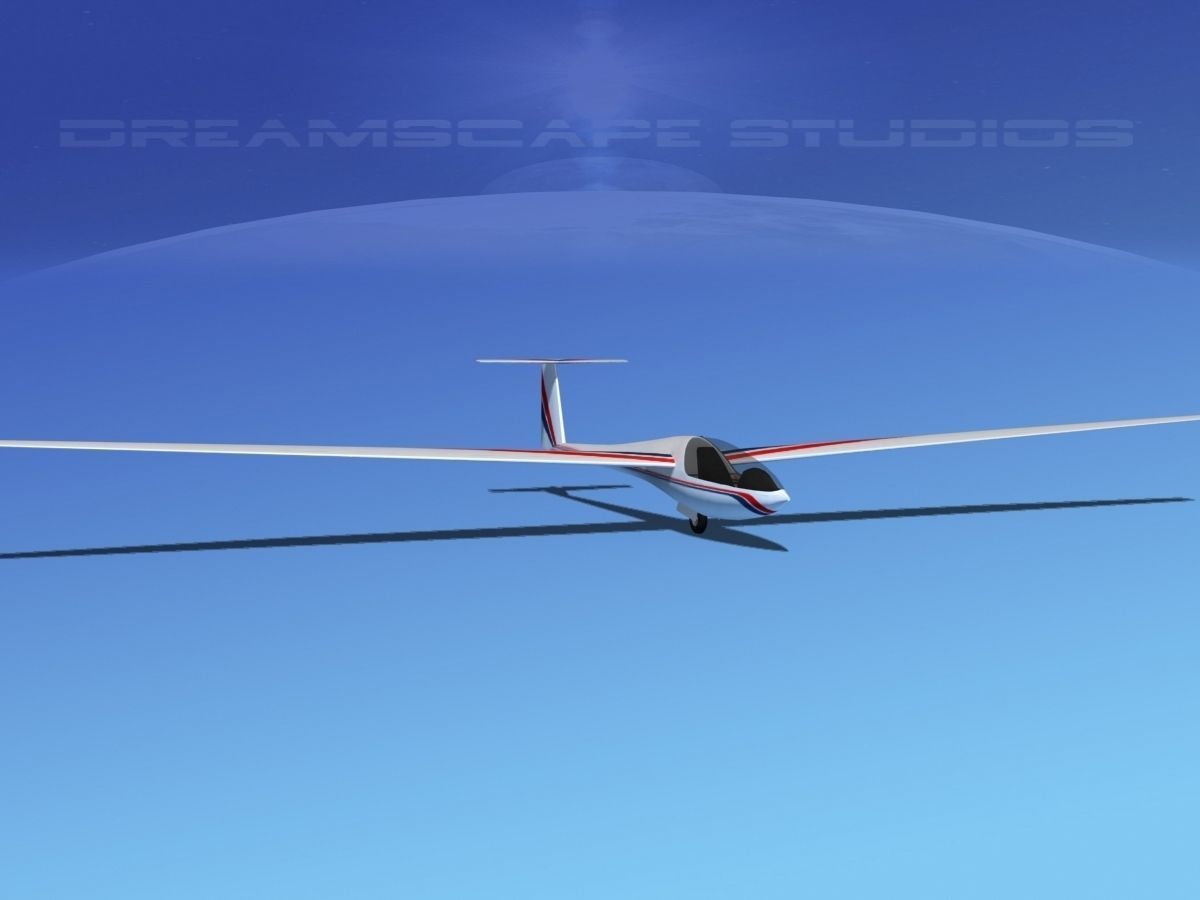 DG-400 15-Metre Motorglider V01 3D model_4