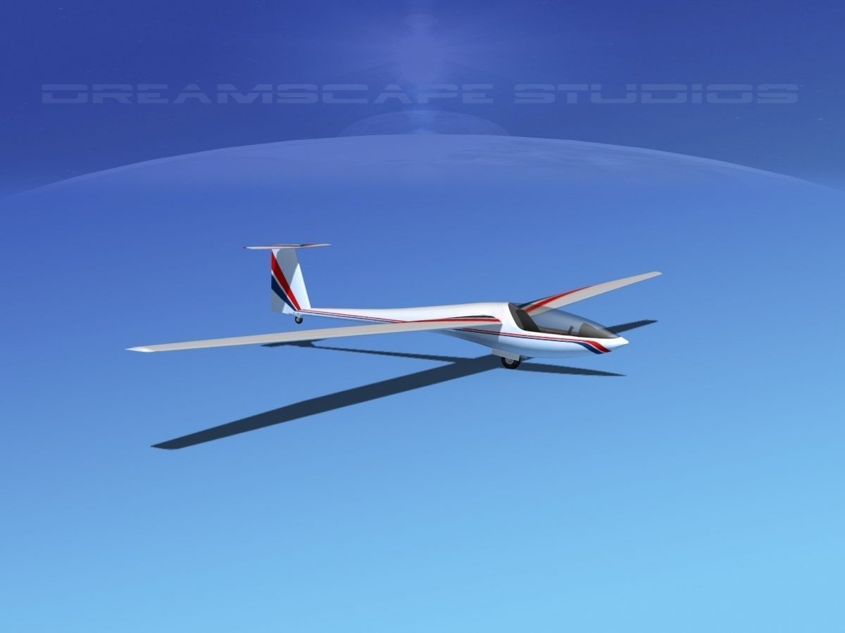 DG-400 15-Metre Motorglider V01 3D model_5