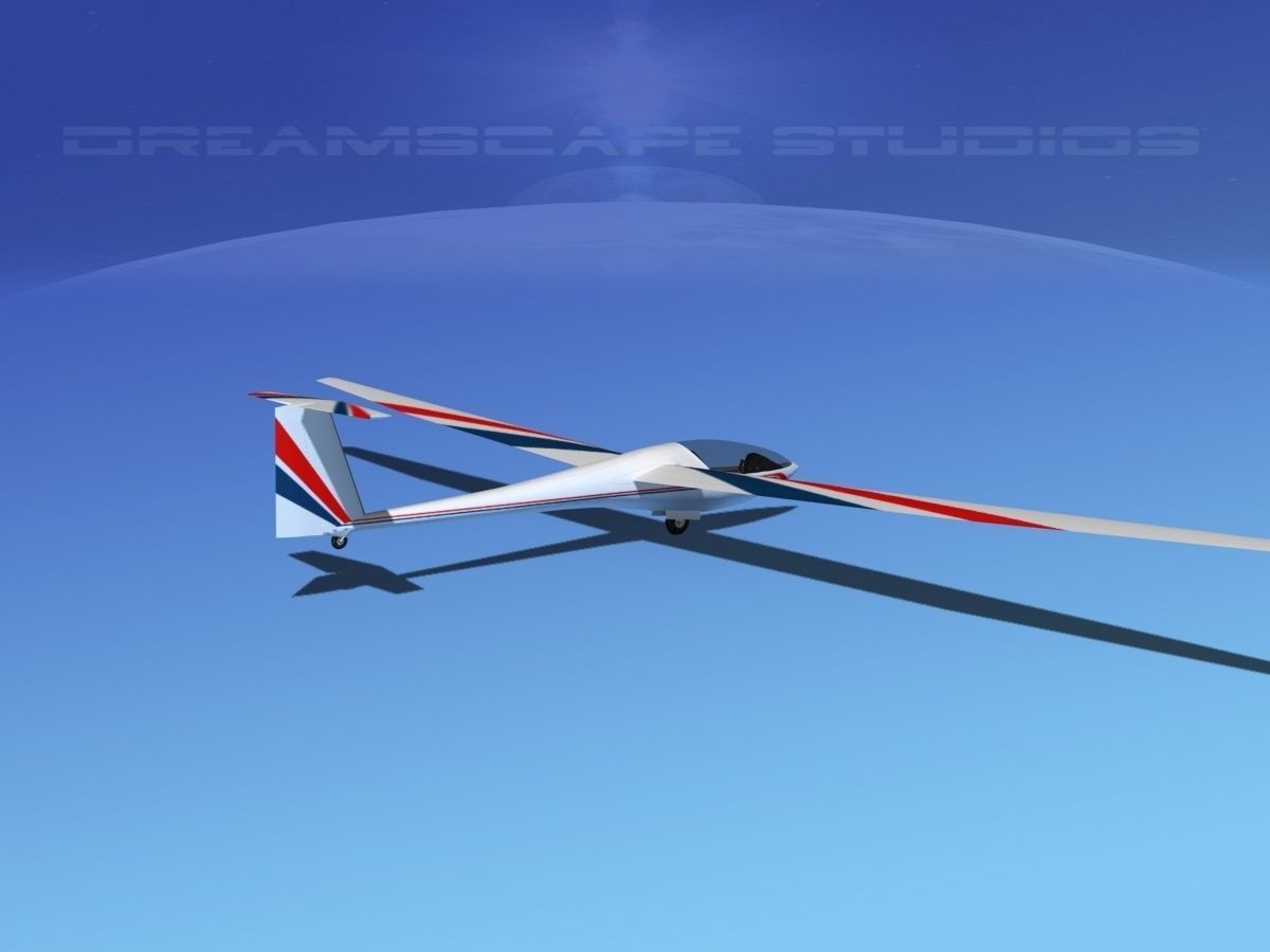 DG-400 15-Metre Motorglider V01 3D model_7