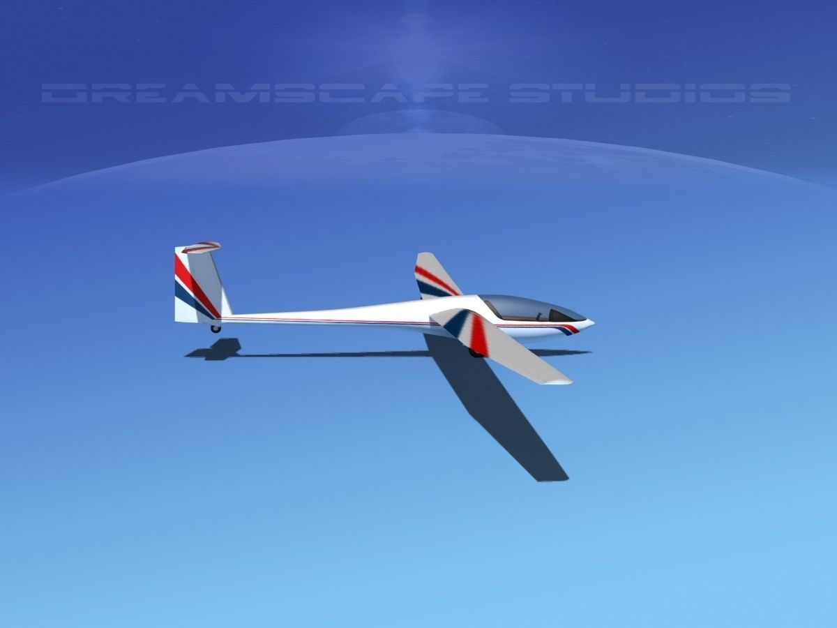 DG-400 15-Metre Motorglider V01 3D model_6