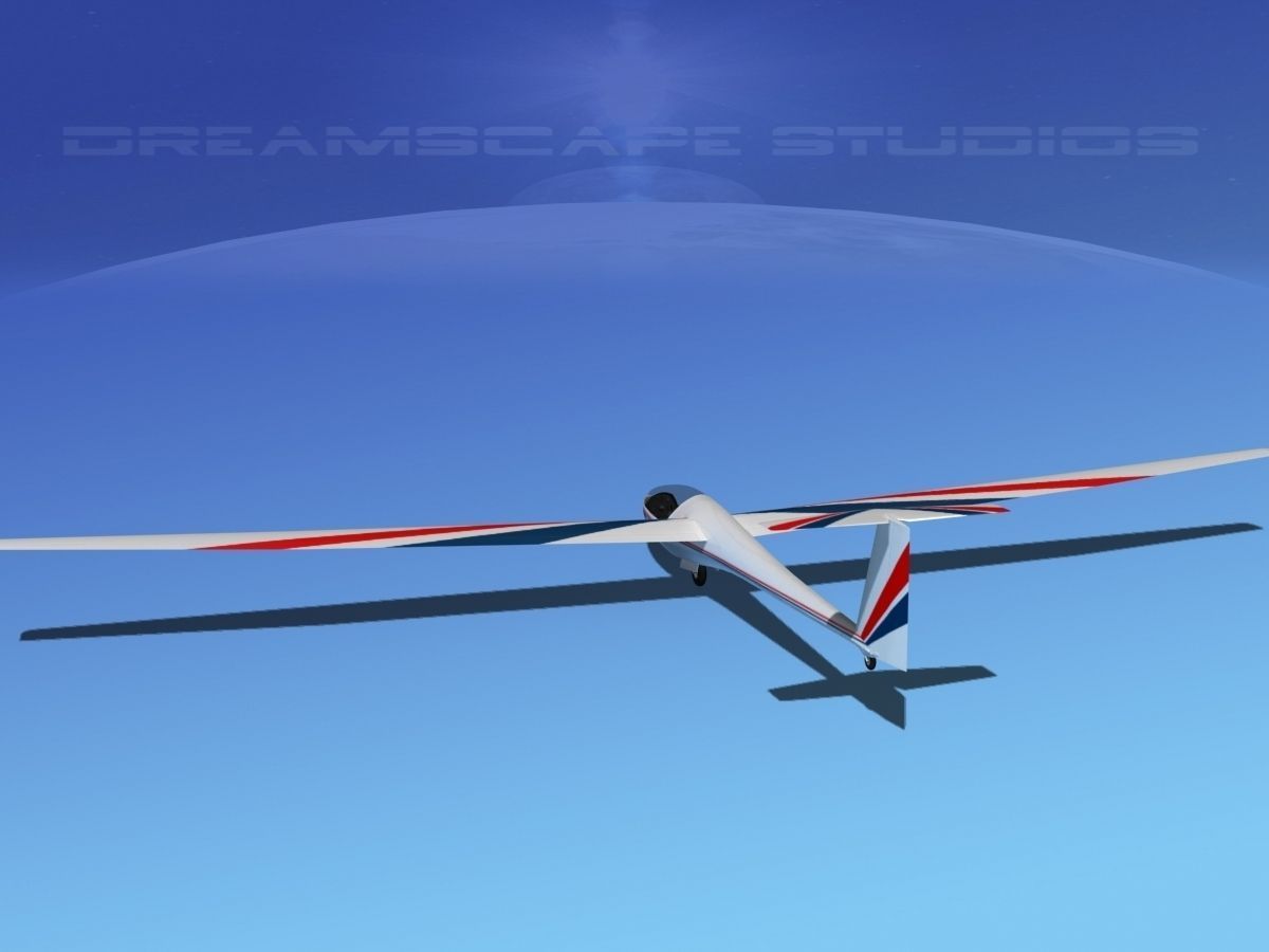 DG-400 15-Metre Motorglider V01 3D model_9