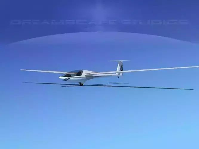 DG-400 15-Metre Motorglider V02 3D model