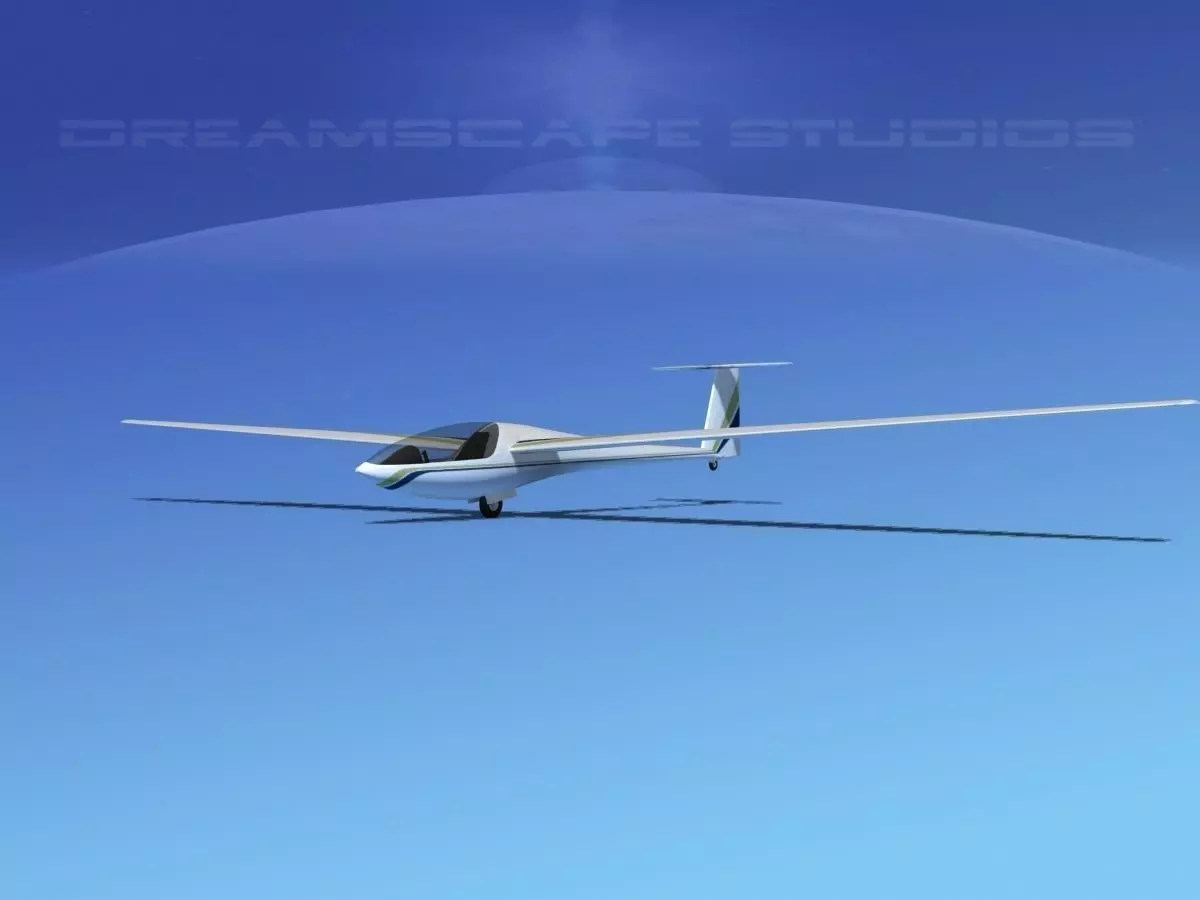 DG-400 15-Metre Motorglider V04 3D model