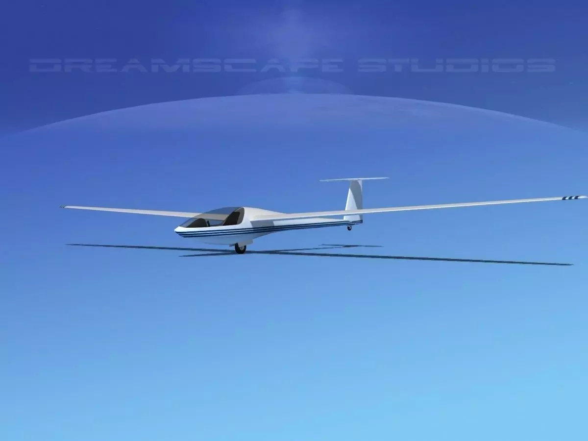 DG-400 15-Metre Motorglider V05 3D model