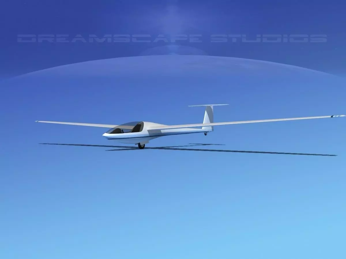 DG-400 15-Metre Motorglider V06 3D model