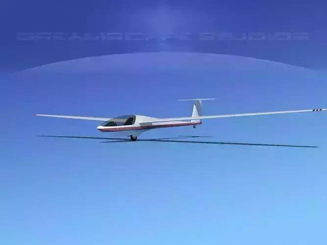 DG-400 15-Metre Motorglider V07 3D model