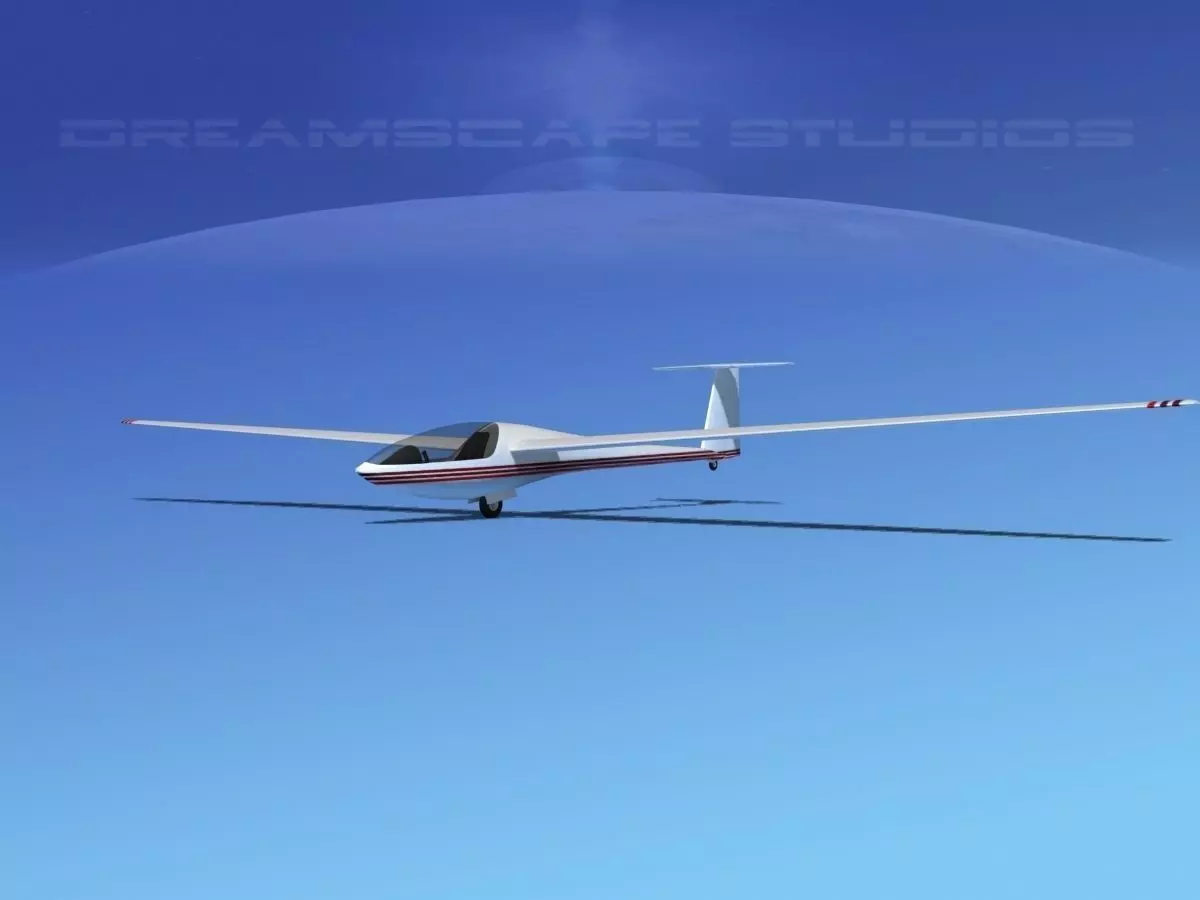 DG-400 15-Metre Motorglider V08 3D model