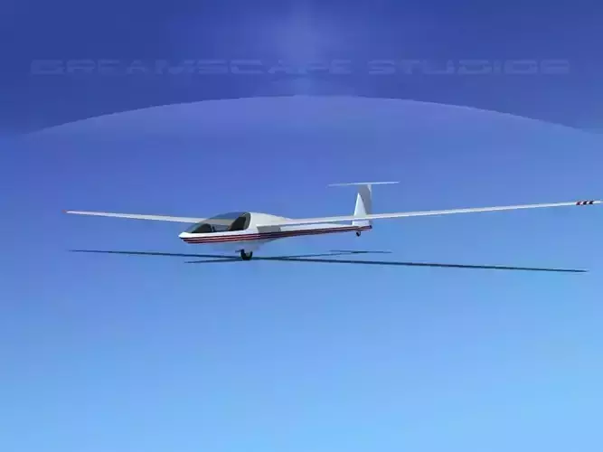 DG-400 15-Metre Motorglider V08 3D model