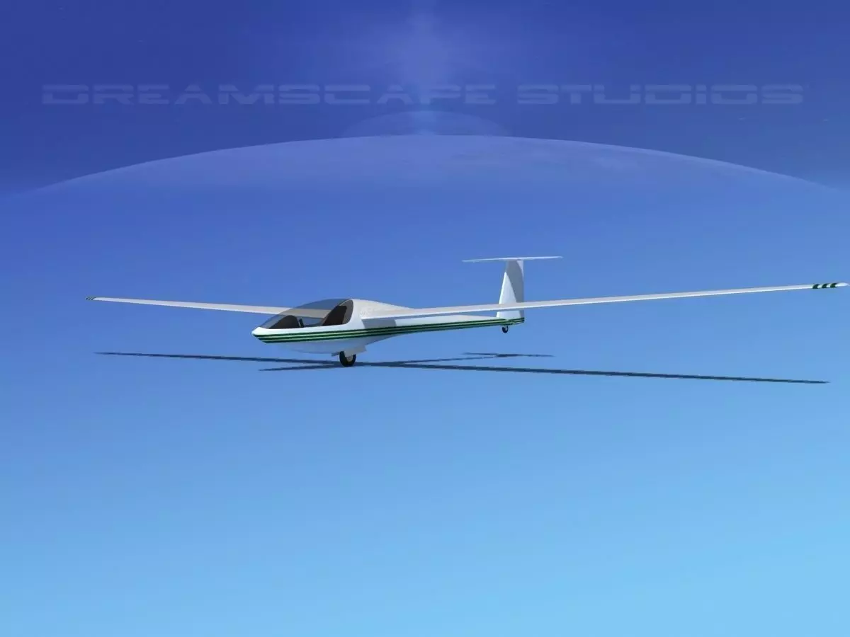 DG-400 15-Metre Motorglider V09 3D model