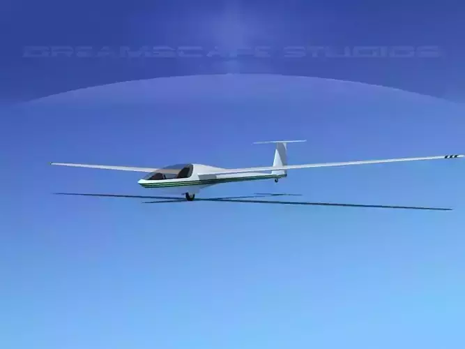 DG-400 15-Metre Motorglider V09 3D model