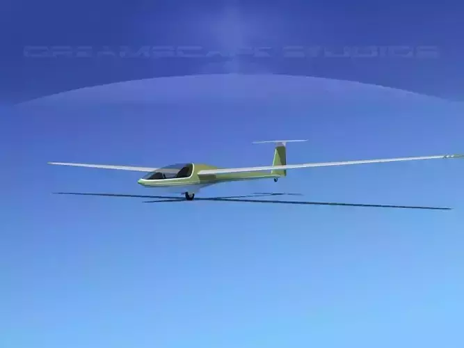DG-400 15-Metre Motorglider V12 3D model