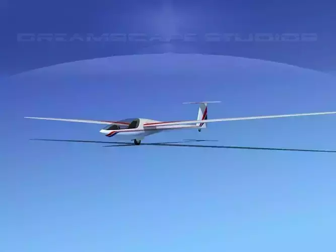 DG-400 17-Metre Motorglider V01 3D model