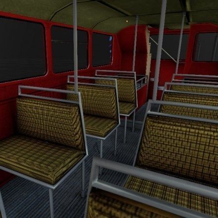 a old routmaster city bus 3D model_5