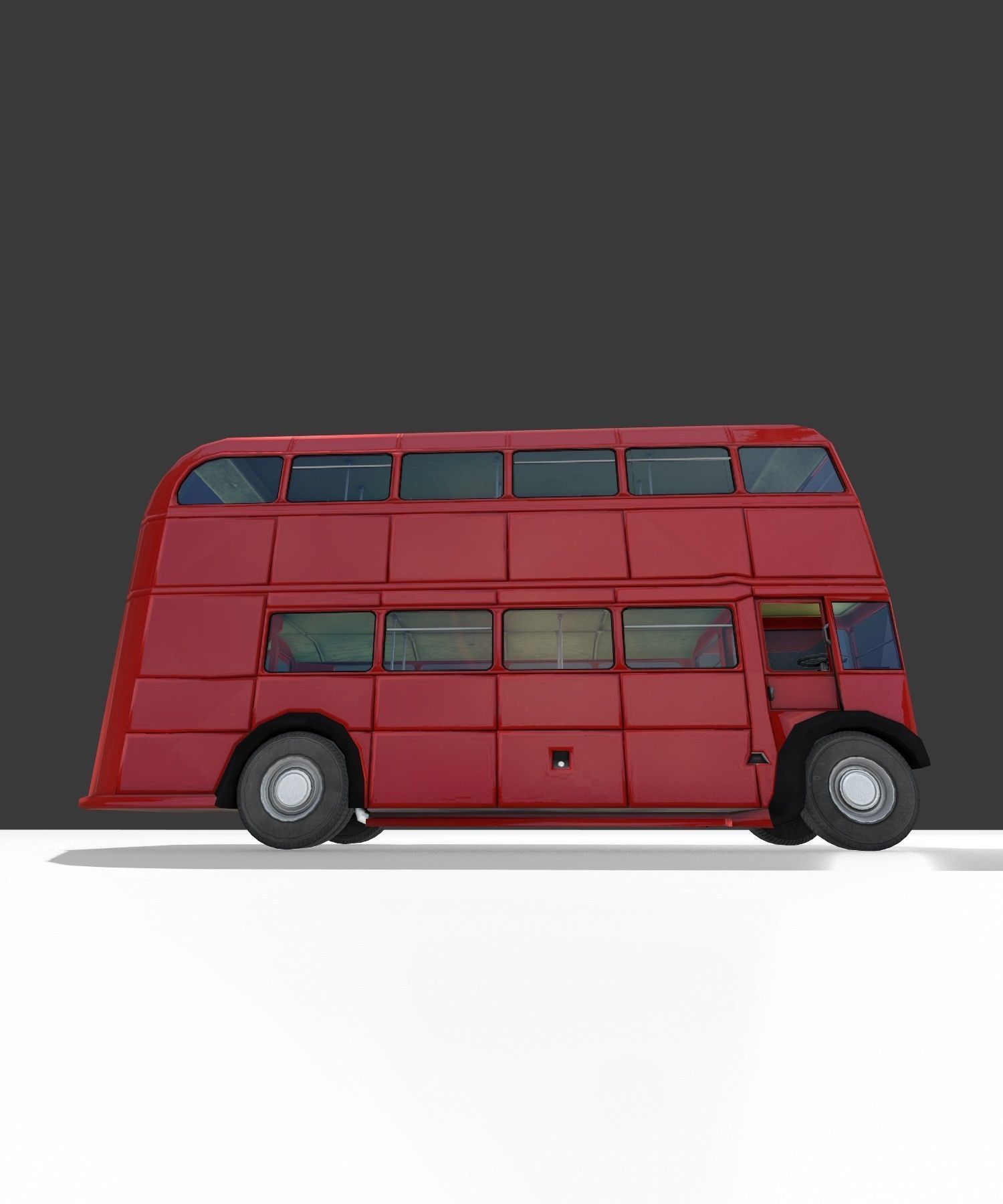 a old routmaster city bus 3D model_10