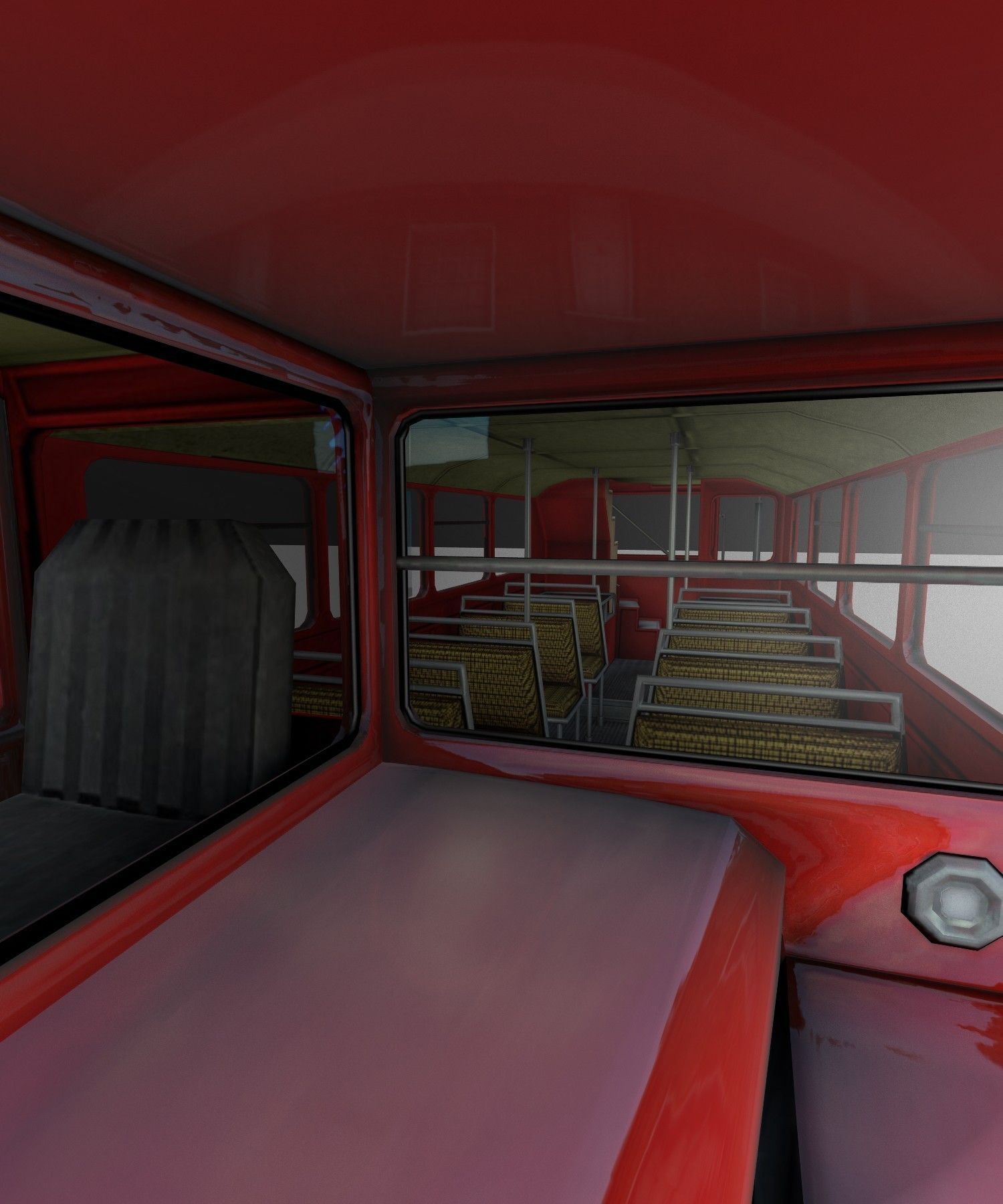 a old routmaster city bus 3D model_35
