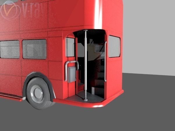 a old routmaster city bus 3D model_17