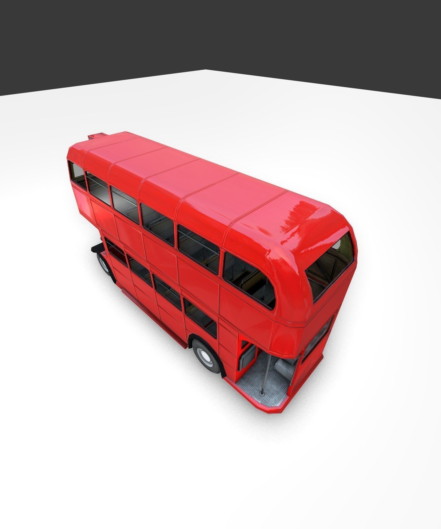 a old routmaster city bus 3D model_22