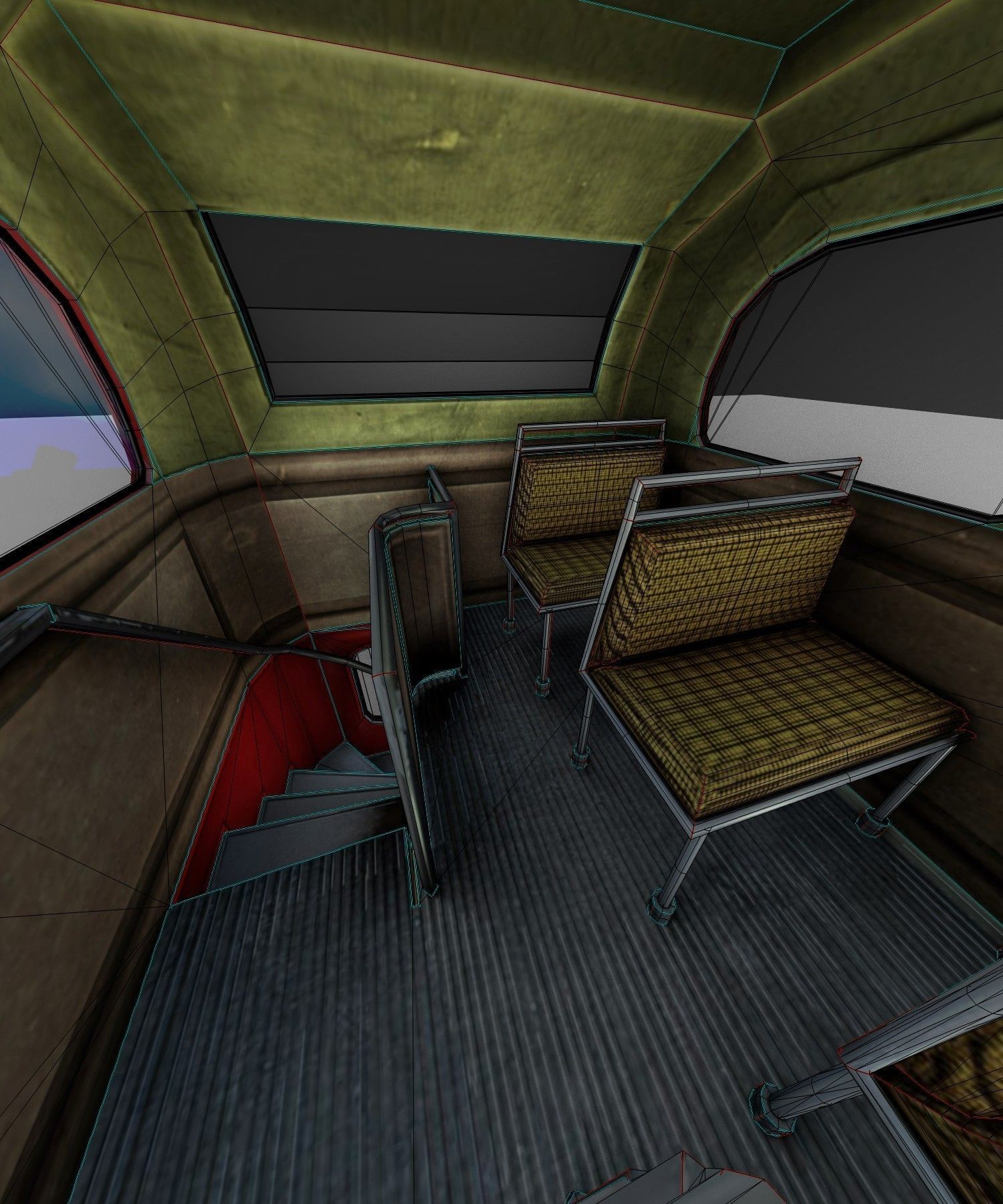 a old routmaster city bus 3D model_25