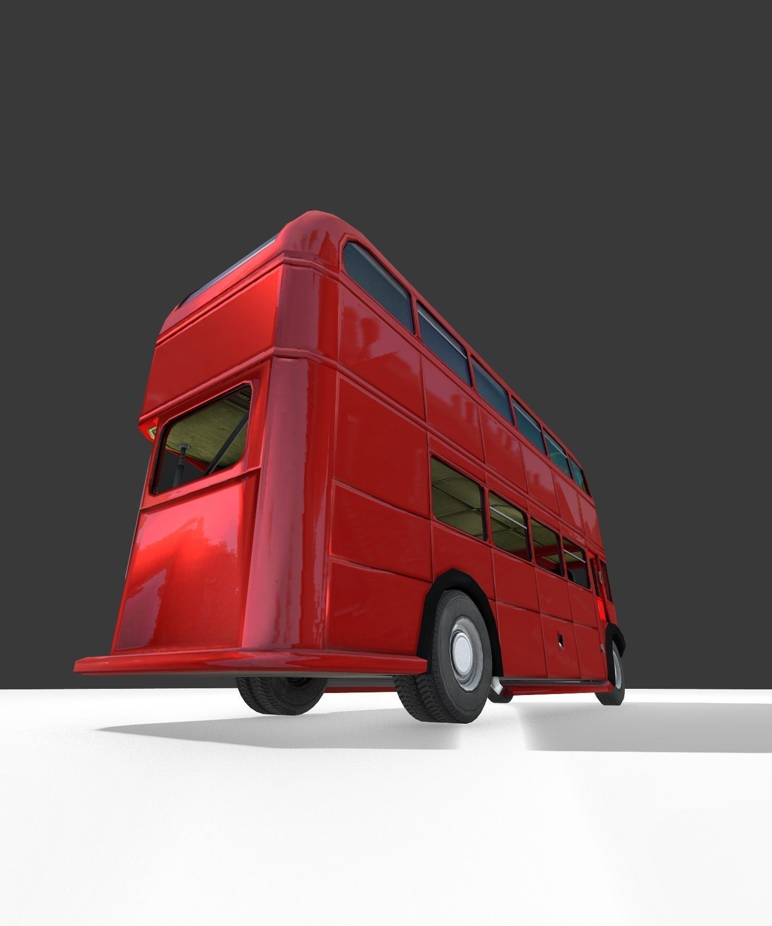 a old routmaster city bus 3D model_14