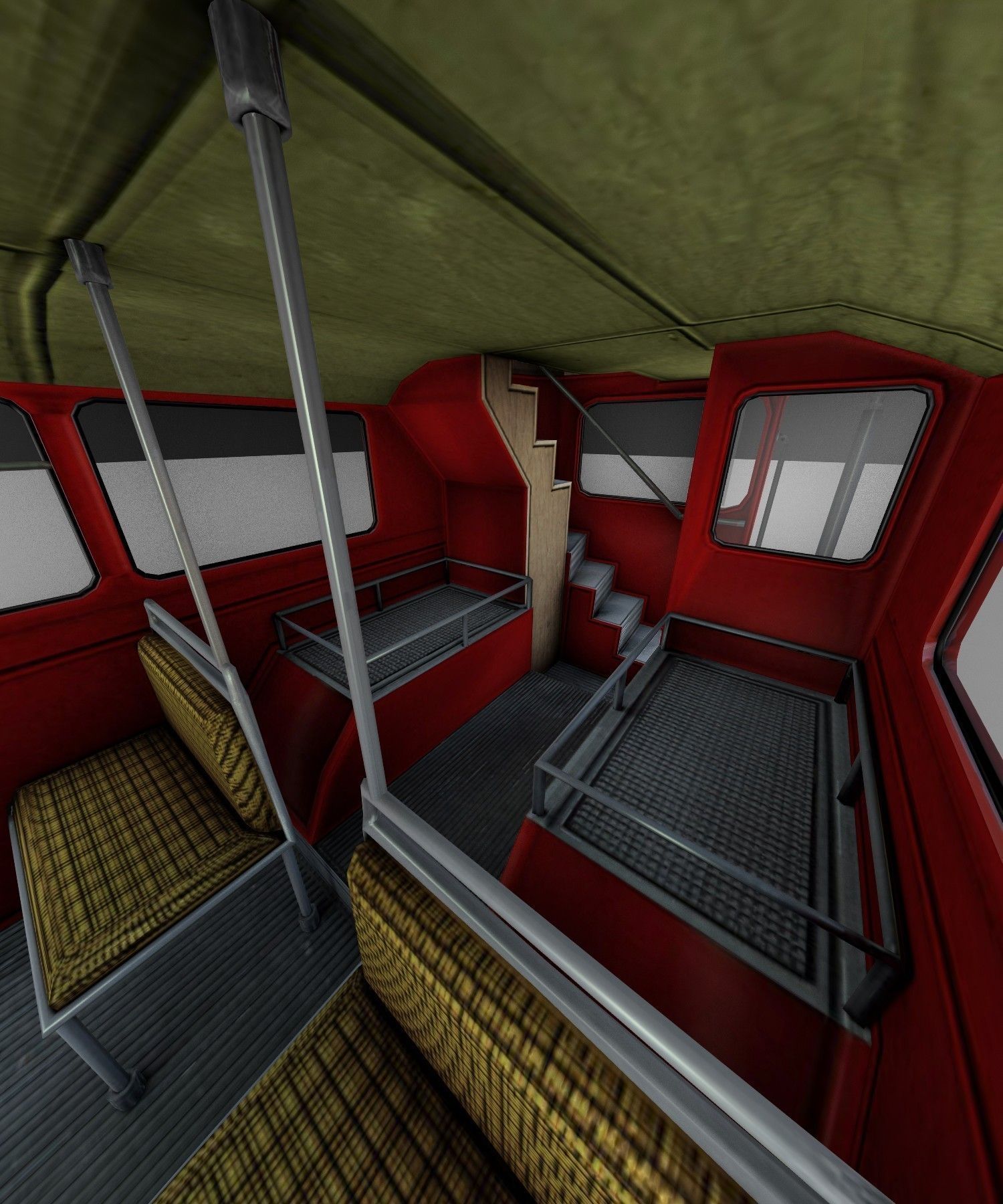 a old routmaster city bus 3D model_34