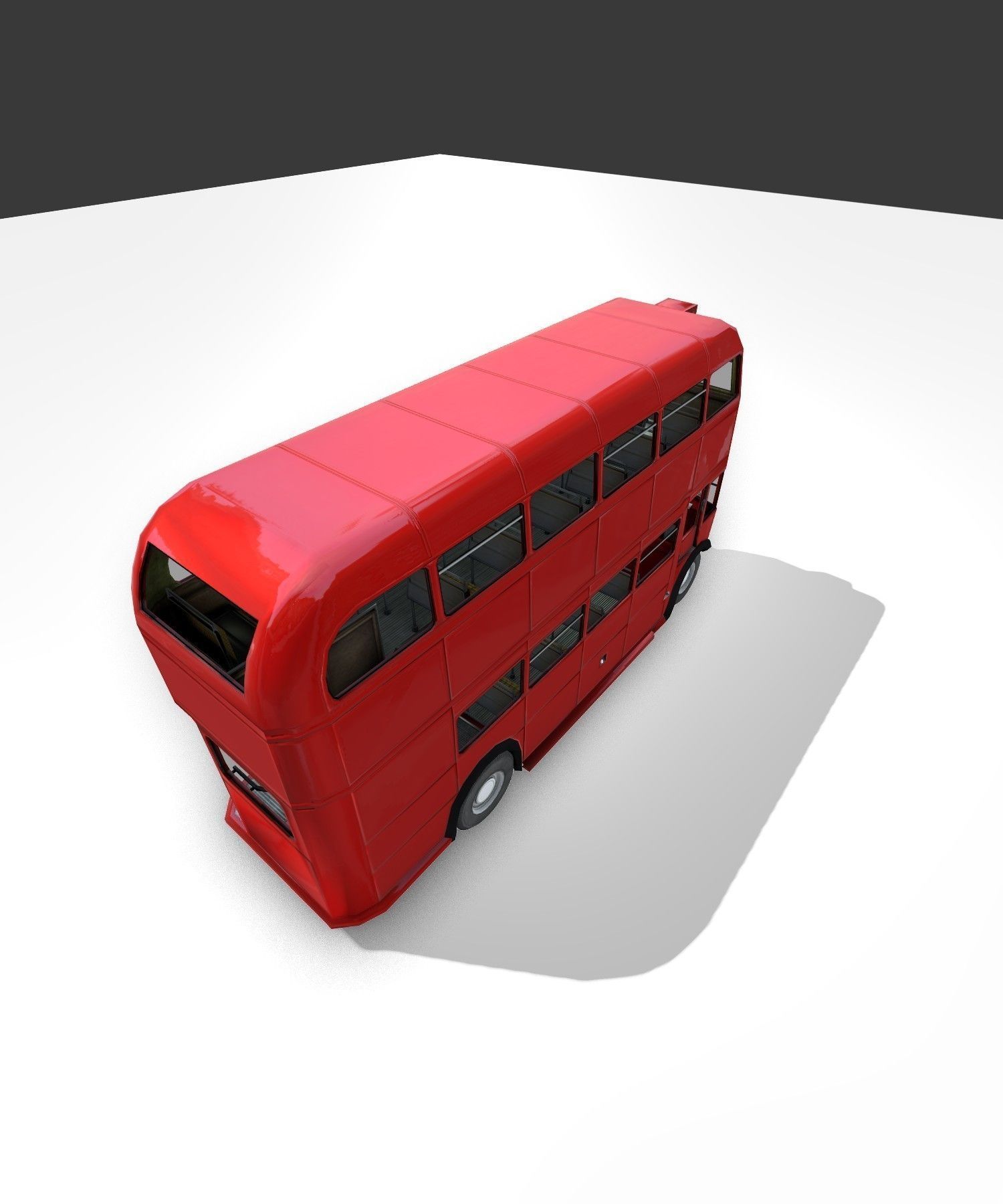 a old routmaster city bus 3D model_18