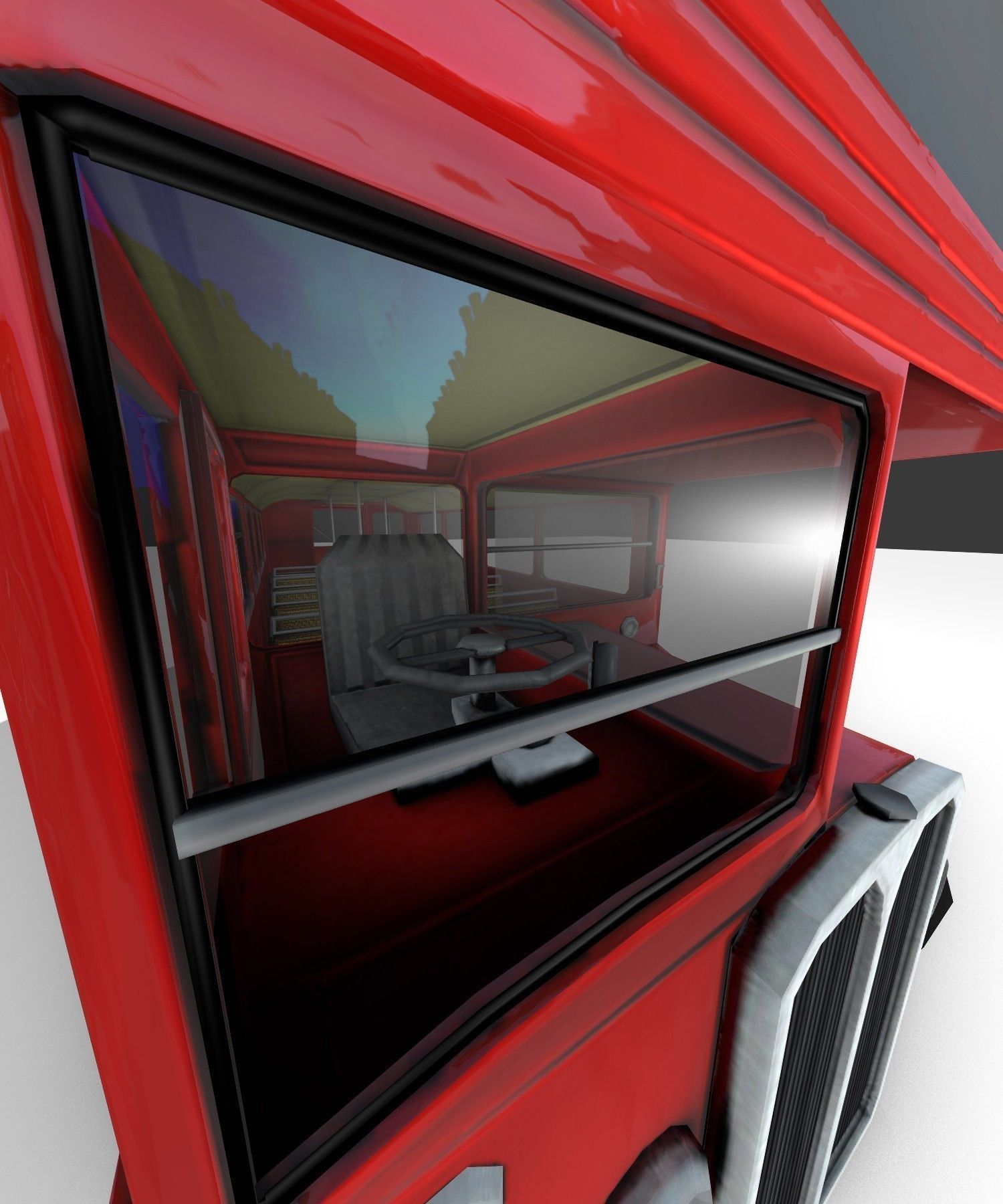 a old routmaster city bus 3D model_36