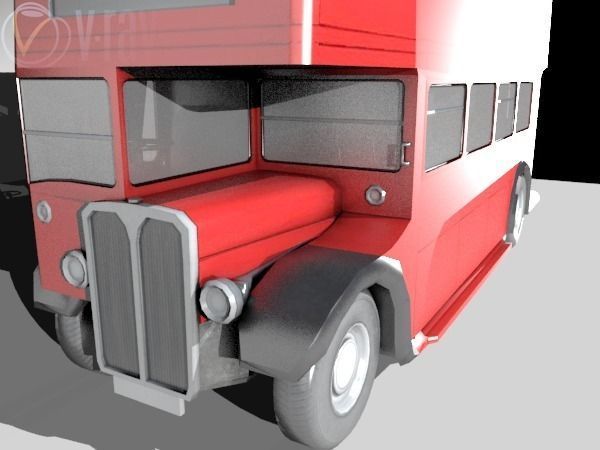a old routmaster city bus 3D model_9
