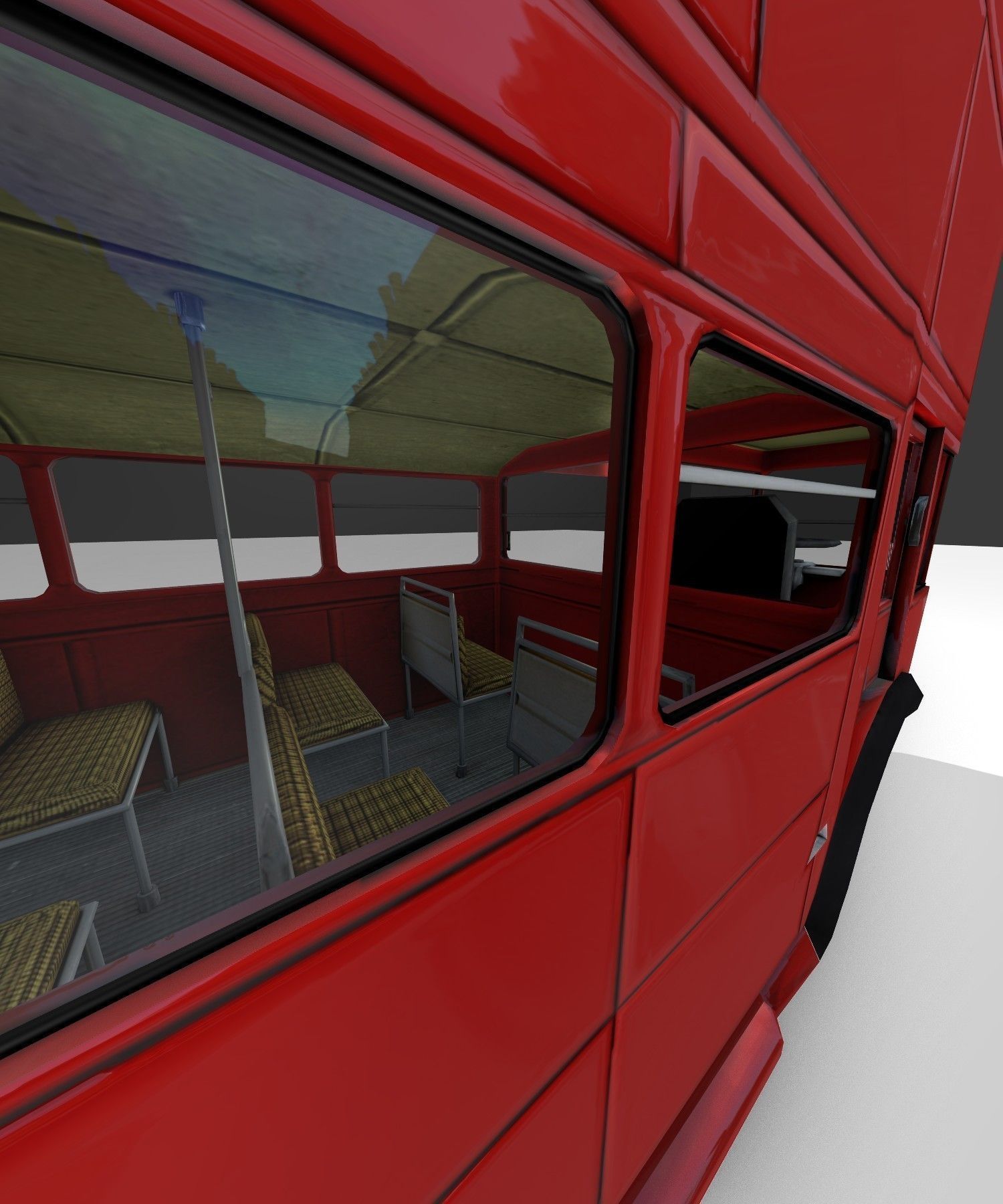 a old routmaster city bus 3D model_29