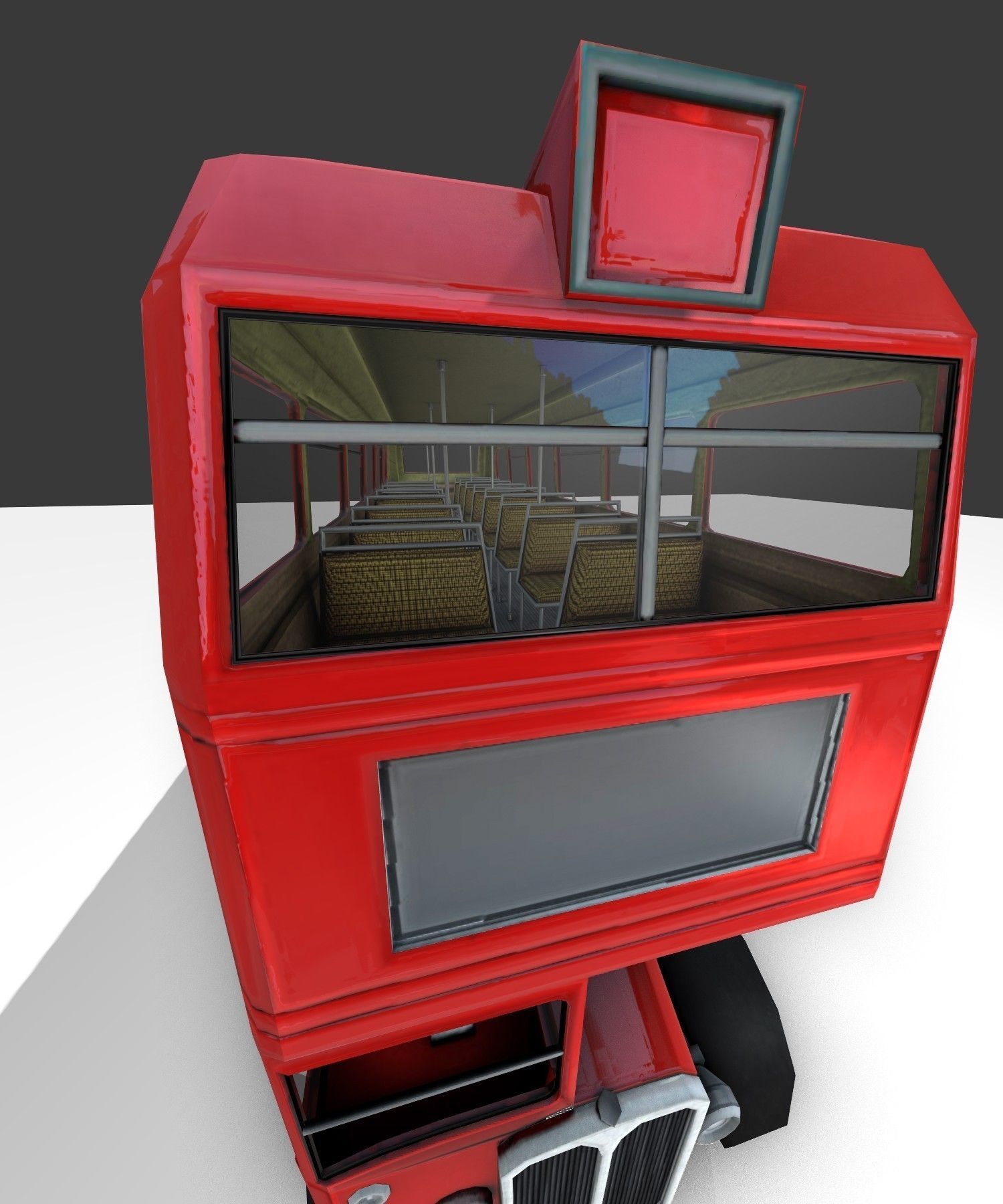 a old routmaster city bus 3D model_33