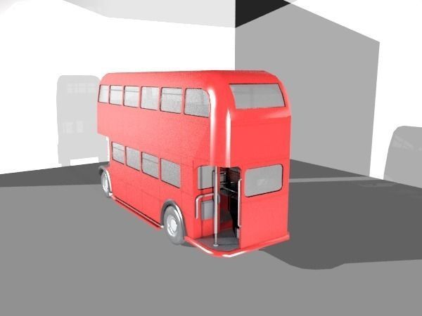 a old routmaster city bus 3D model_20