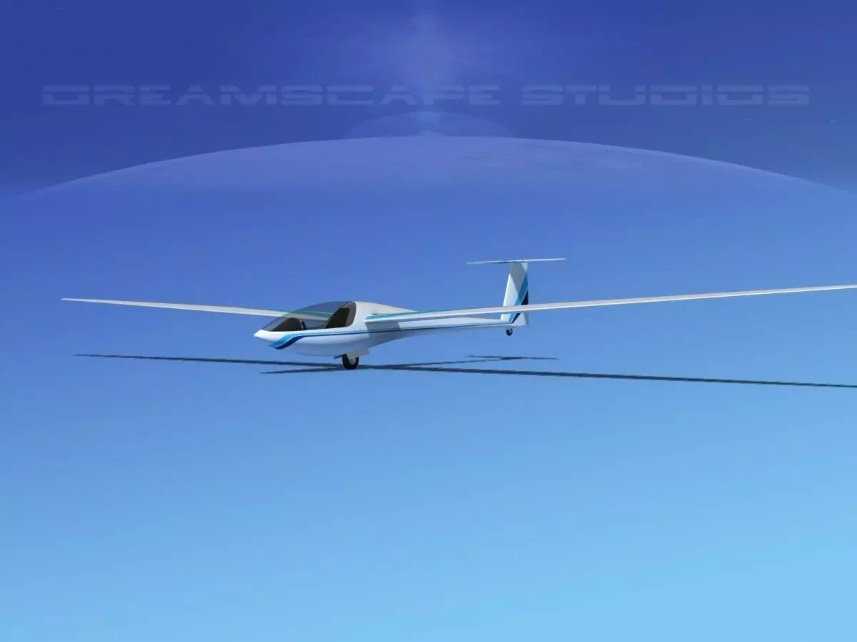 DG-400 17-Metre Motorglider V03 3D model