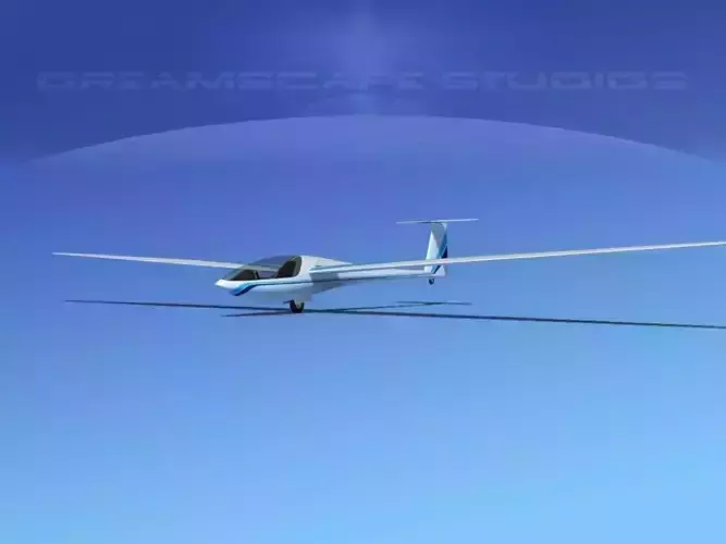 DG-400 17-Metre Motorglider V03 3D model