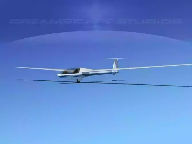 DG-400 17-Metre Motorglider V05 3D model